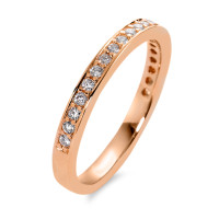 Memory Ring 750/18 K Rotgold Diamant weiss, 0.25 ct, 21 Steine, Brillantschliff, w-si-558207