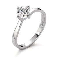Solitär Ring 750/18 K Weissgold Diamant 0.25 ct-558224