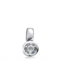 Anhänger 750/18 K Weissgold Diamant weiss, 0.05 ct, Brillantschliff, w-si-558273