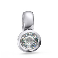 Anhänger 750/18 K Weissgold Diamant weiss, 0.33 ct, Brillantschliff, w-si-558278
