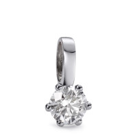 Anhänger 750/18 K Weissgold Diamant weiss, 0.15 ct, Brillantschliff, w-si-558329