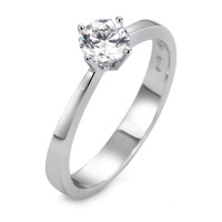 Solitär Ring 750/18 K Weissgold Diamant 0.50 ct rhodiniert-560534