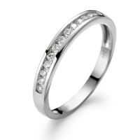 Memory Ring 750/18 K Weissgold Diamant weiss, 0.20 ct, 13 Steine, si-561923