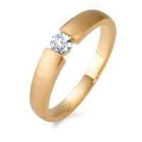 Solitär Ring 750/18 K Gelbgold Diamant 0.20 ct-563007
