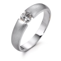 Solitär Ring 750/18 K Weissgold Diamant 0.30 ct-563009