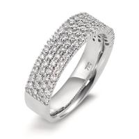 Fingerring 750/18 K Weissgold Diamant 0.71 ct-563532