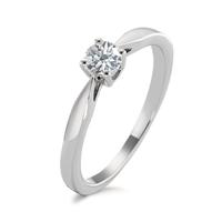 Solitär Ring 750/18 K Weissgold Diamant 0.23 ct-564561