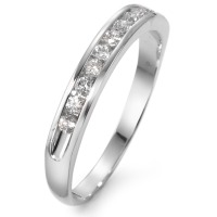 Memory Ring 750/18 K Weissgold Diamant weiss, 0.25 ct, 11 Steine, w-si-564563