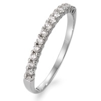 Memory Ring 750/18 K Weissgold Diamant weiss, 0.20 ct, 13 Steine, w-si