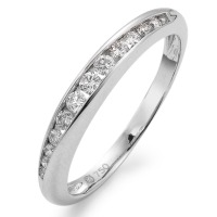Memory Ring 750/18 K Weissgold Diamant weiss, 0.23 ct, 13 Steine, w-si