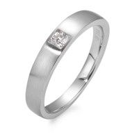 Solitär Ring 750/18 K Weissgold Diamant 0.11 ct-565927