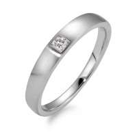 Solitär Ring 750/18 K Weissgold Diamant 0.07 ct-565928