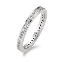 Memory Ring 750/18 K Weissgold Diamant weiss, 0.25 ct, 42 Steine, Brillantschliff, w-si-565933