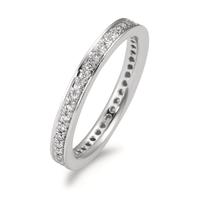 Memory Ring 750/18 K Weissgold Diamant weiss, 0.33 ct, 42 Steine, Brillantschliff, w-si-565934