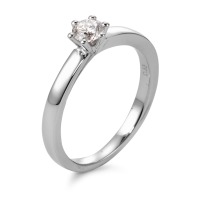 Solitär Ring 750/18 K Weissgold Diamant 0.33 ct-566106