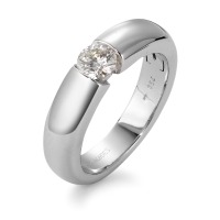 Solitär Ring 750/18 K Weissgold Diamant 0.50 ct Ø5 mm-566159