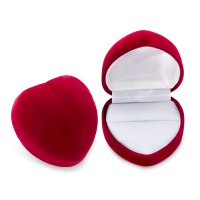 Schmuckverpackung für Ring Herz 6 x 5.5 x 3.5 cm