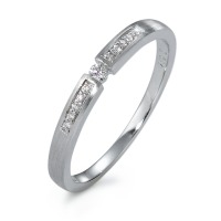 Solitär Ring 750/18 K Weissgold Diamant 0.07 ct-570821