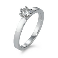 Solitär Ring 750/18 K Weissgold Diamant 0.30 ct-570832