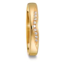 Partnerring 750/18 K Gelbgold Diamant 0.045 ct-581810