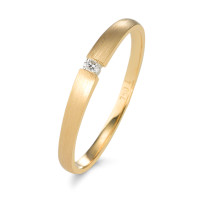 Solitär Ring 750/18 K Gelbgold Diamant 0.03 ct, w-si-584206