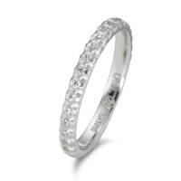 Memory Ring 750/18 K Weissgold Diamant 0.08 ct-589864