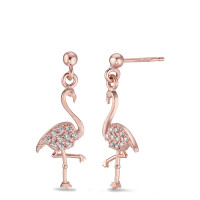 Ohrhänger Silber rosé vergoldet Flamingo-590301