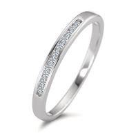 Memory Ring 750/18 K Weissgold Diamant 0.11 ct-590784