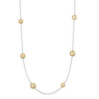 Halskette Candy aus Edelstahl Light Gold Pearls aus Aluminium, 45cm-592643