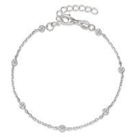 Armband Silber Zirkonia rhodiniert 16-18.5 cm verstellbar-594387