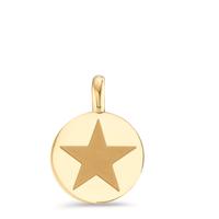 Charm-Anhänger Symbol Stern Gold aus Edelstahl glänzend Ø11 mm-595690