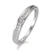 Memory Ring 750/18 K Weissgold Diamant 0.10 ct-595767