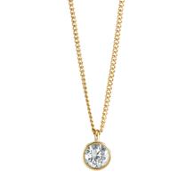 TeNo Halskette Joy Gold aus Edelstahl mit Crystal White Zirkonia, 42cm-595832