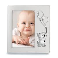 Baby-Fotorahmen für Bild 9 x 13 cm, Rahmen 15 x 15 cm mit Samtrückwand