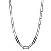TeNo Halskette Soho Silver aus Edelstahl mit Carbon 45-48 cm verstellbar-596984