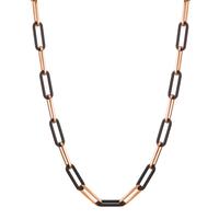 TeNo Halskette Soho Rosé aus Edelstahl mit Carbon 45-48 cm verstellbar-596989