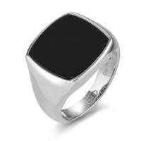Fingerring Silber Onyx rhodiniert-599181