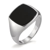 Fingerring Silber Onyx rhodiniert-599427