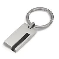 Schlüsselanhänger Edelstahl schwarz IP beschichtet-599704
