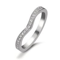 Memory Ring 750/18 K Weissgold Diamant 0.095 ct-604021