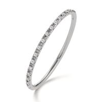 Memory Ring 750/18 K Weissgold Diamant 0.04 ct, 18 Steine, w-si-605629