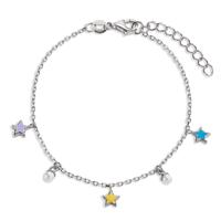 Armband Silber rhodiniert shining Pearls Stern 16-19 cm verstellbar-606998