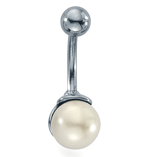 Bauchpiercing Edelstahl shining Pearls-221947