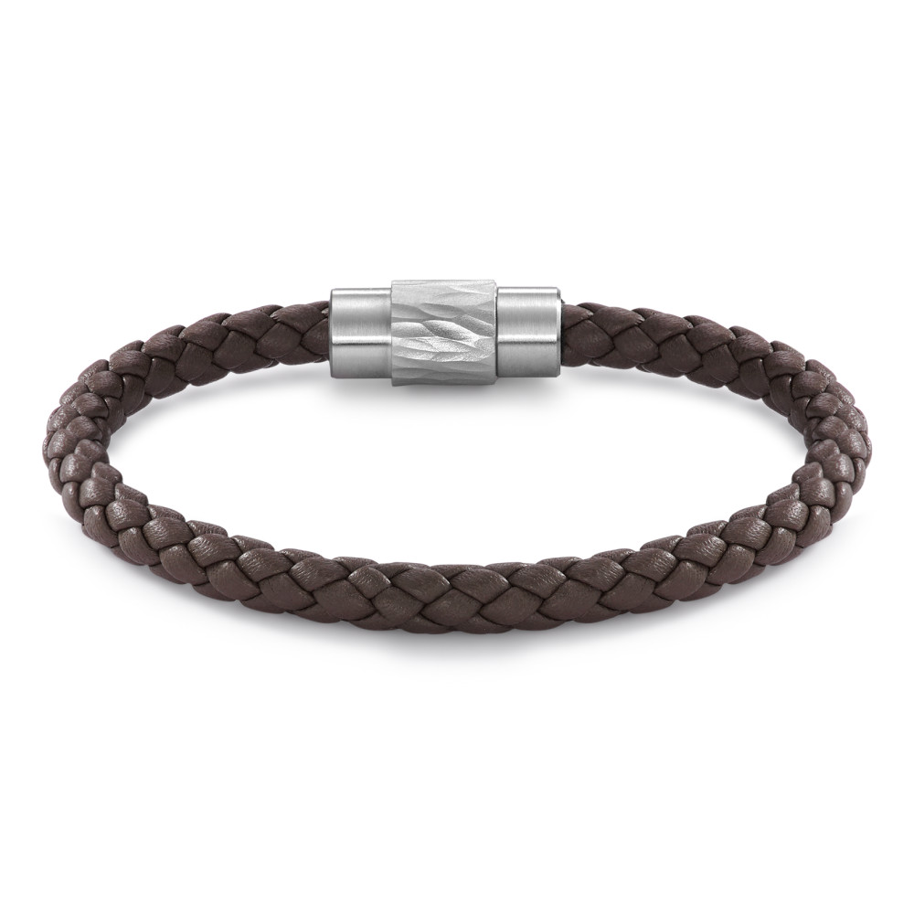 TeNo DYKON Leder Armband braun mit handgearbeiteter Struktur CANYON und Safe Lock System-307575