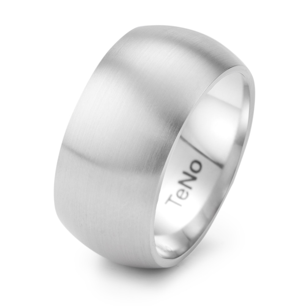 TeNo Ring AURA mit satinierter Oberfläche und hochglanzpolierter Comfort Fit Ringschiene-308214