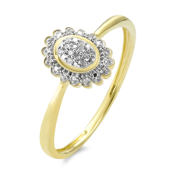 Ring Gold 375 Diamanten-348585