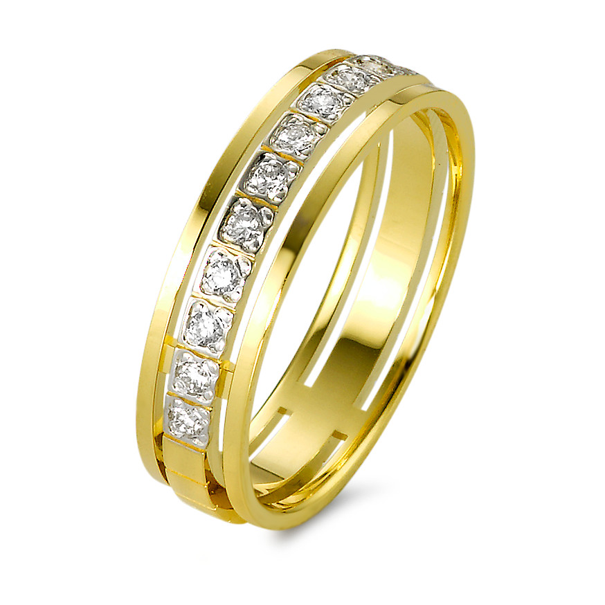 Ring Gold 750 mit Diamanten-348614