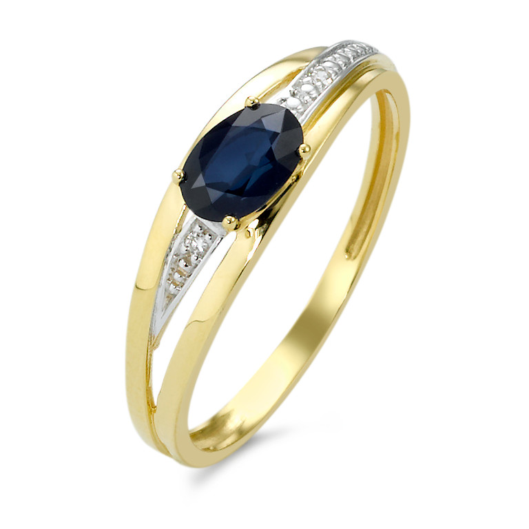 Ring Gold 750 Saphir/Diamanten-348668