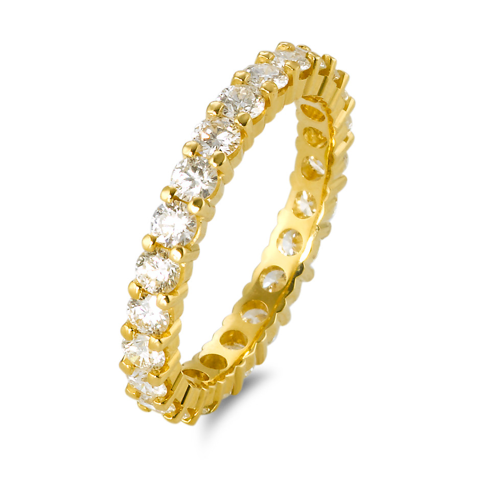 Memory Ring 750/18 K Gelbgold Diamant 1.50 ct, w-si-351150