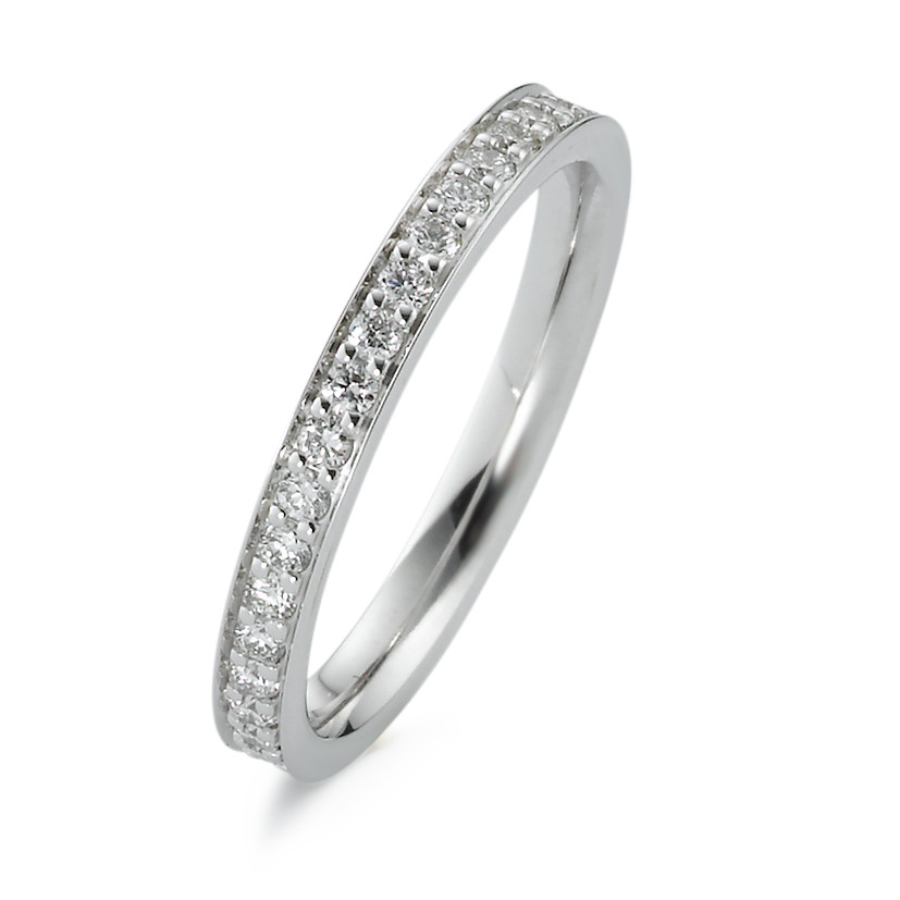 Ring Weissgold mit Diamanten-351174